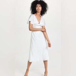 Fame & Partners Noora Dress Size 6 Ivory